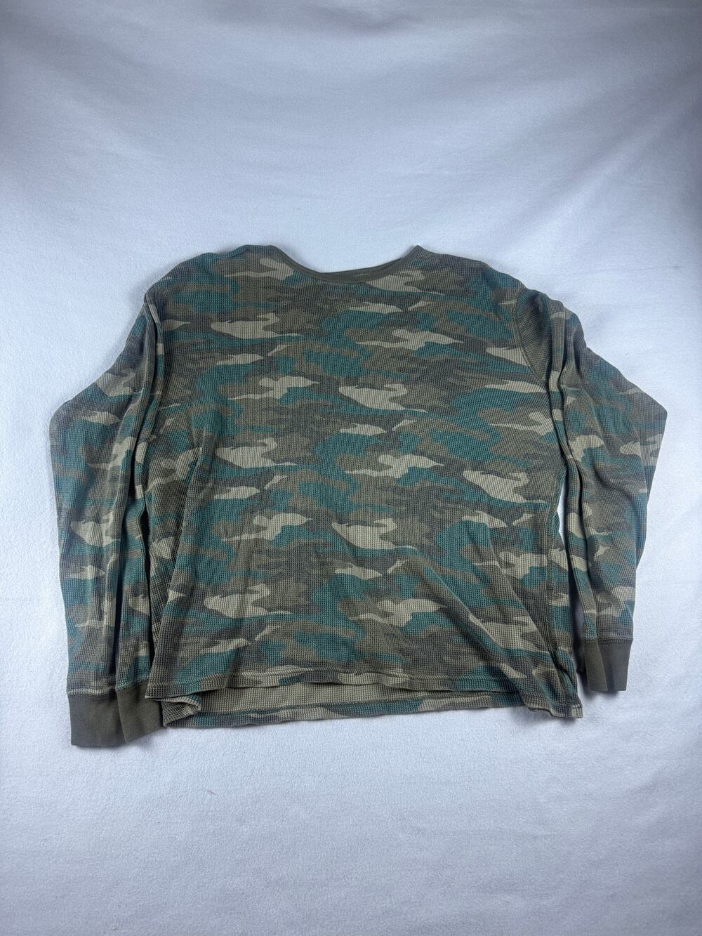 Mossimo Supply Co Thermal Shirt Mens XXL Long Sleeve Camo Thermal Athletic Fit